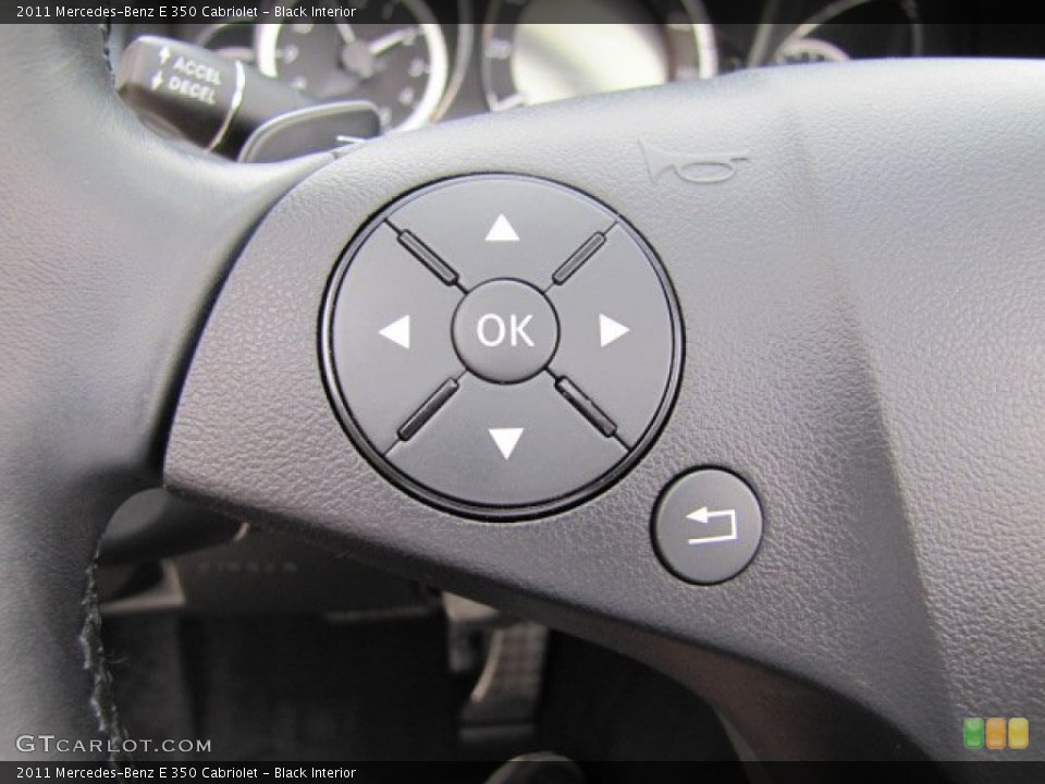 Black Interior Controls for the 2011 Mercedes-Benz E 350 Cabriolet #88534574