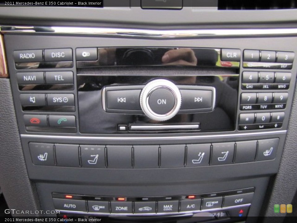 Black Interior Controls for the 2011 Mercedes-Benz E 350 Cabriolet #88534725