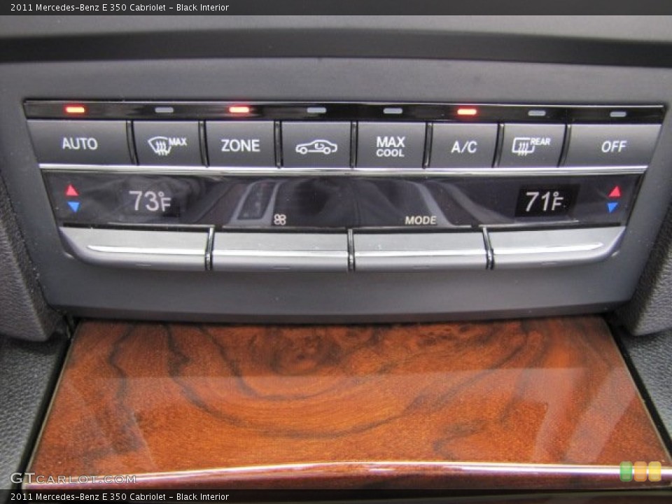 Black Interior Controls for the 2011 Mercedes-Benz E 350 Cabriolet #88534748