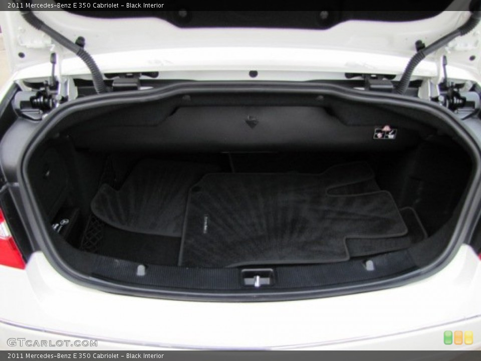 Black Interior Trunk for the 2011 Mercedes-Benz E 350 Cabriolet #88534793