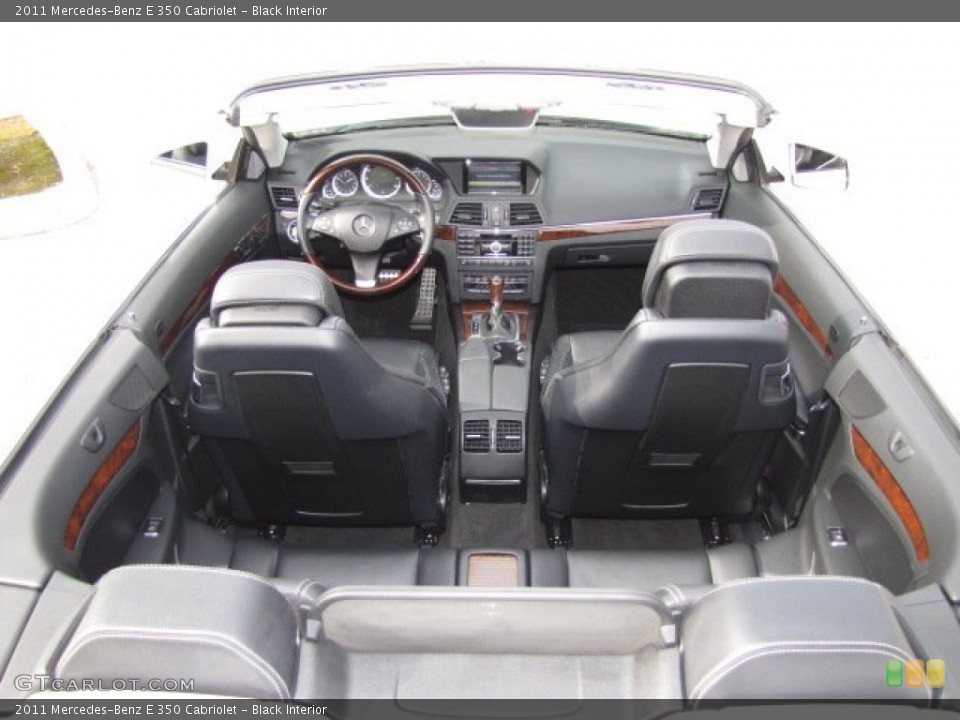 Black Interior Photo for the 2011 Mercedes-Benz E 350 Cabriolet #88534880