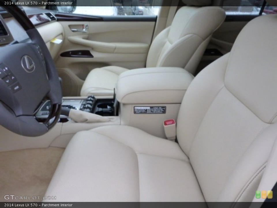 Parchment Interior Front Seat for the 2014 Lexus LX 570 #88536164