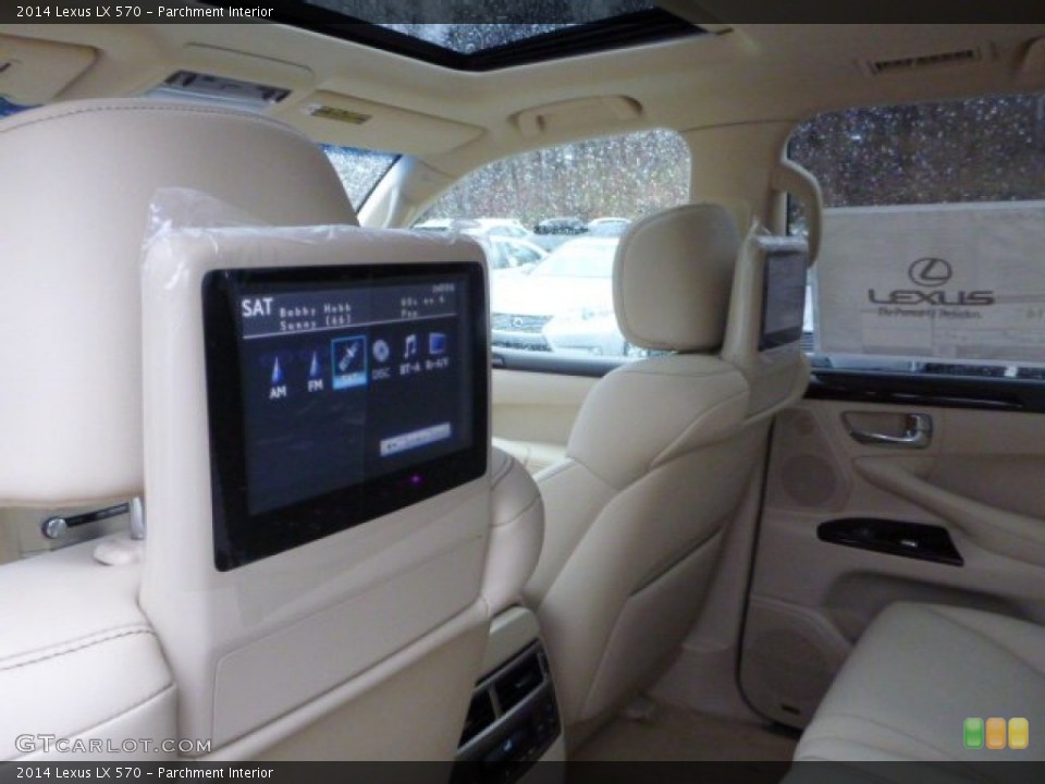 Parchment Interior Entertainment System for the 2014 Lexus LX 570 #88536209
