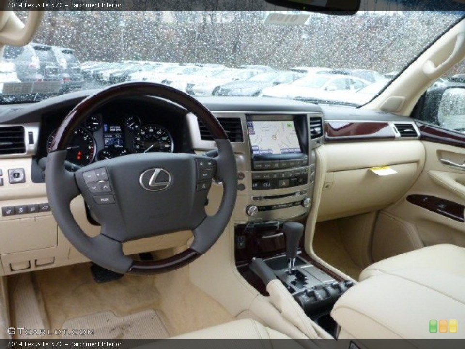 Parchment Interior Prime Interior for the 2014 Lexus LX 570 #88536233