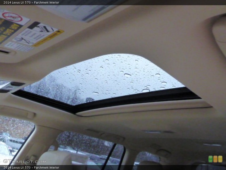 Parchment Interior Sunroof for the 2014 Lexus LX 570 #88536277