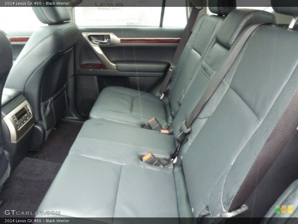 Black Interior Rear Seat for the 2014 Lexus GX 460 #88536614