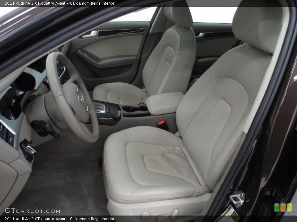 Cardamom Beige Interior Front Seat for the 2011 Audi A4 2.0T quattro Avant #88536988