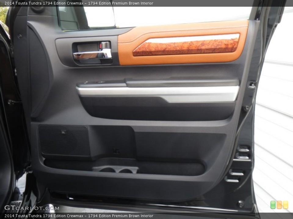 1794 Edition Premium Brown Interior Door Panel for the 2014 Toyota Tundra 1794 Edition Crewmax #88545064