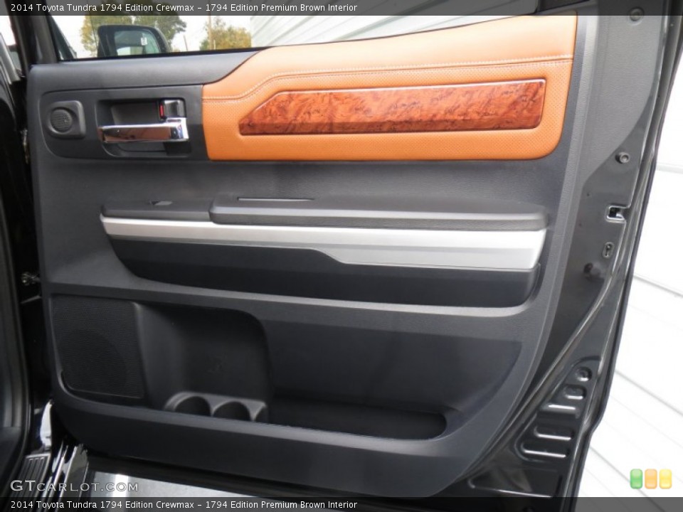 1794 Edition Premium Brown Interior Door Panel for the 2014 Toyota Tundra 1794 Edition Crewmax #88545137