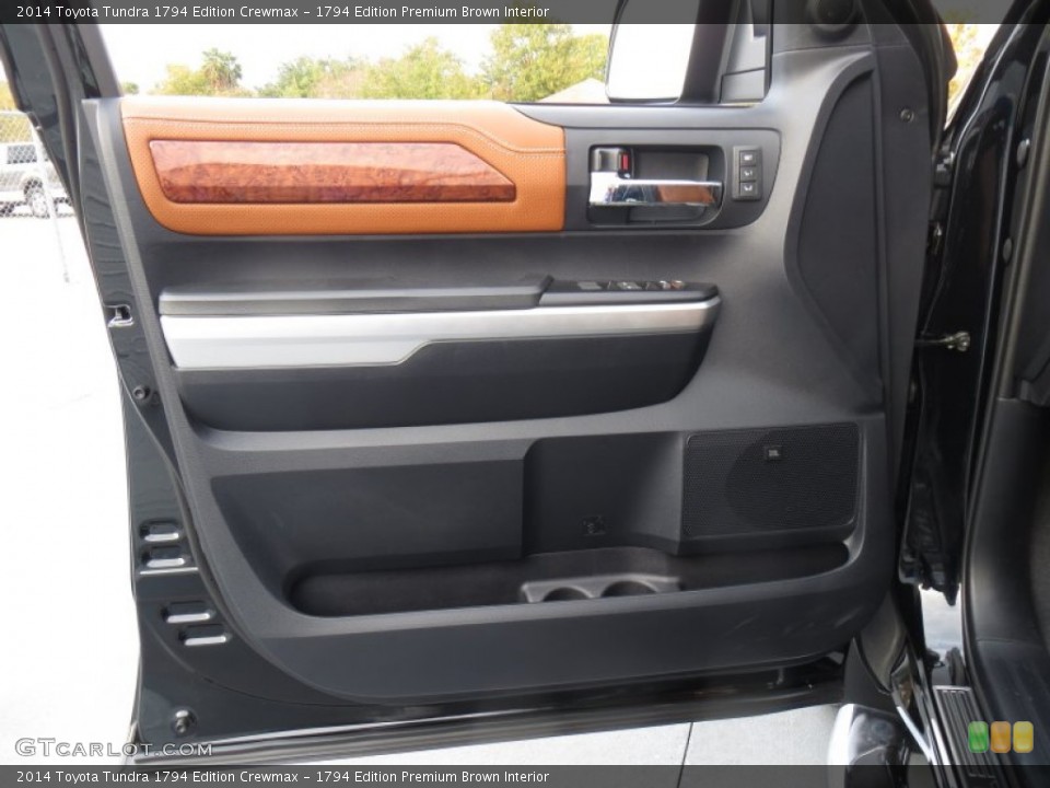 1794 Edition Premium Brown Interior Door Panel for the 2014 Toyota Tundra 1794 Edition Crewmax #88545185