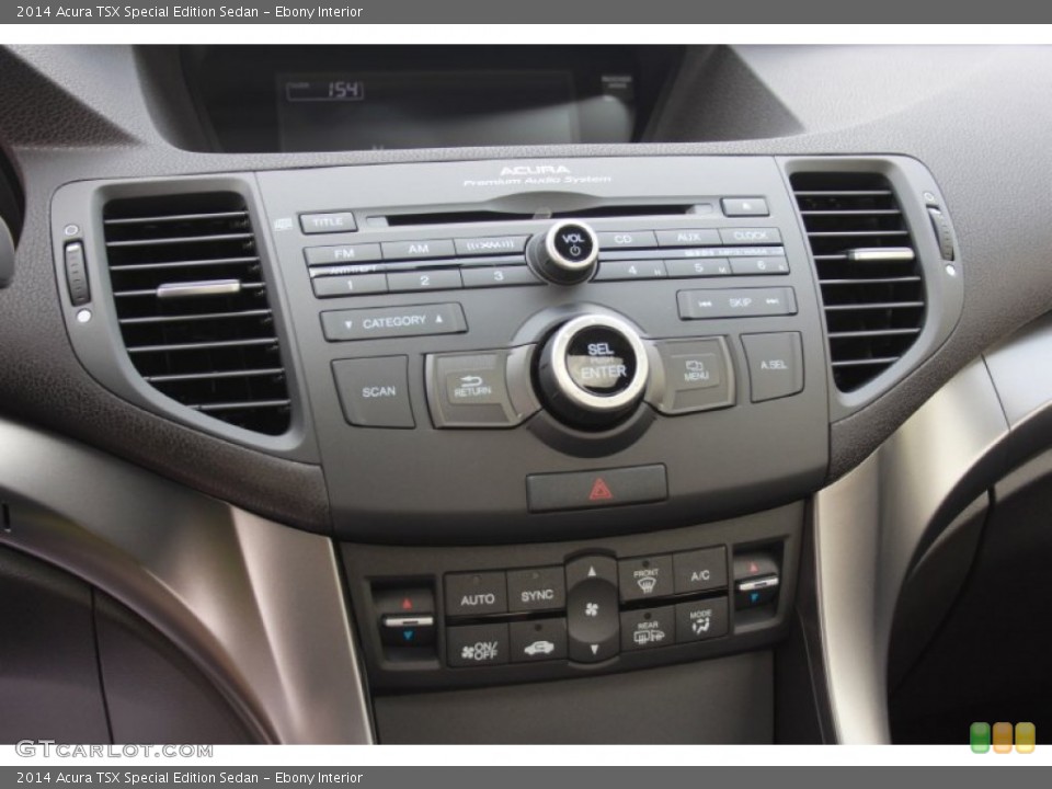 Ebony Interior Controls for the 2014 Acura TSX Special Edition Sedan #88545326