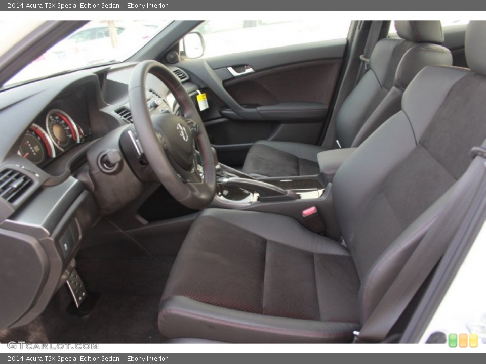 Ebony Interior Front Seat for the 2014 Acura TSX Special Edition Sedan #88545779