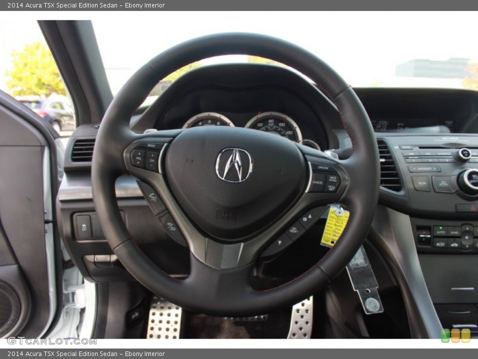 Ebony Interior Steering Wheel for the 2014 Acura TSX Special Edition Sedan #88546118