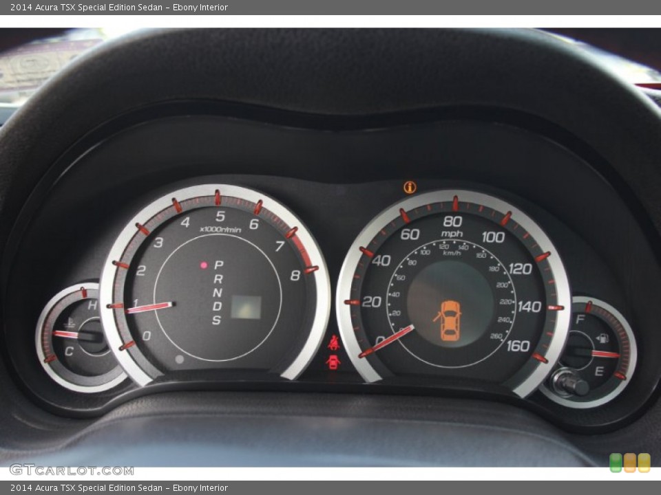 Ebony Interior Gauges for the 2014 Acura TSX Special Edition Sedan #88546304