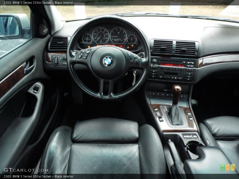 Black Interior Dashboard for the 2003 BMW 3 Series 330xi Sedan #88546358