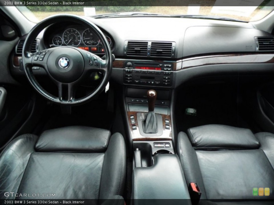 Black Interior Dashboard for the 2003 BMW 3 Series 330xi Sedan #88546387