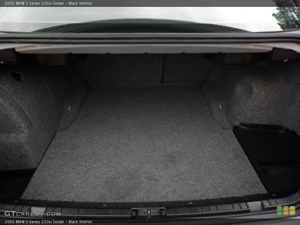 Black Interior Trunk for the 2003 BMW 3 Series 330xi Sedan #88546697