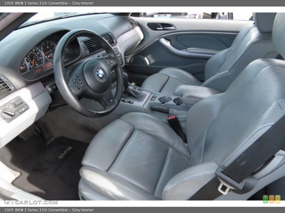 Grey Interior Photo for the 2005 BMW 3 Series 330i Convertible #88547801