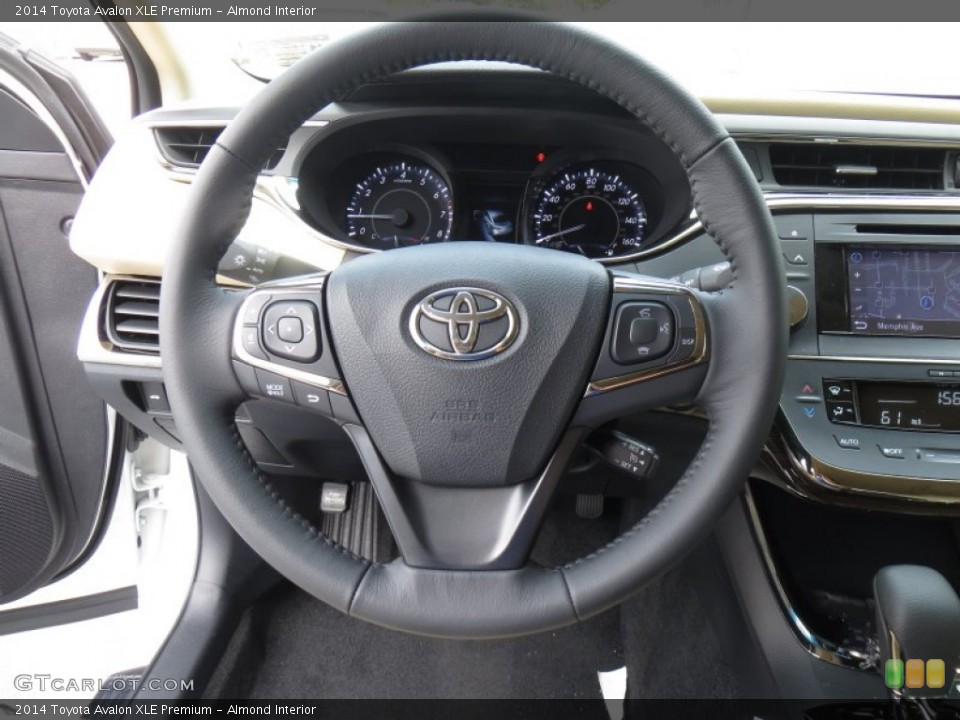 Almond Interior Steering Wheel for the 2014 Toyota Avalon XLE Premium #88548044