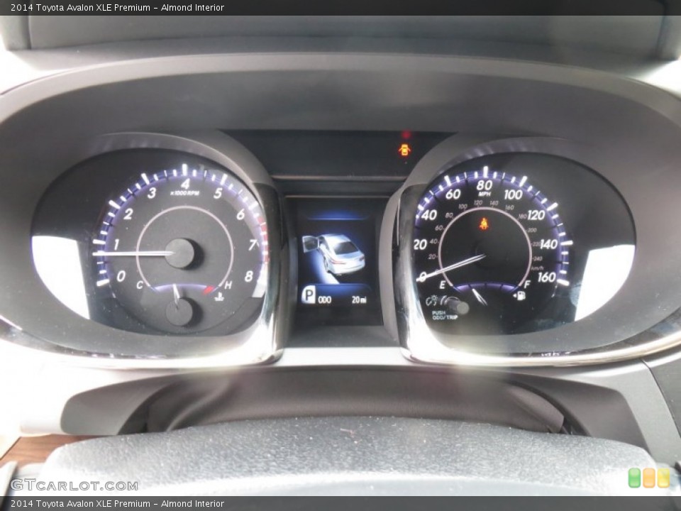 Almond Interior Gauges for the 2014 Toyota Avalon XLE Premium #88548068