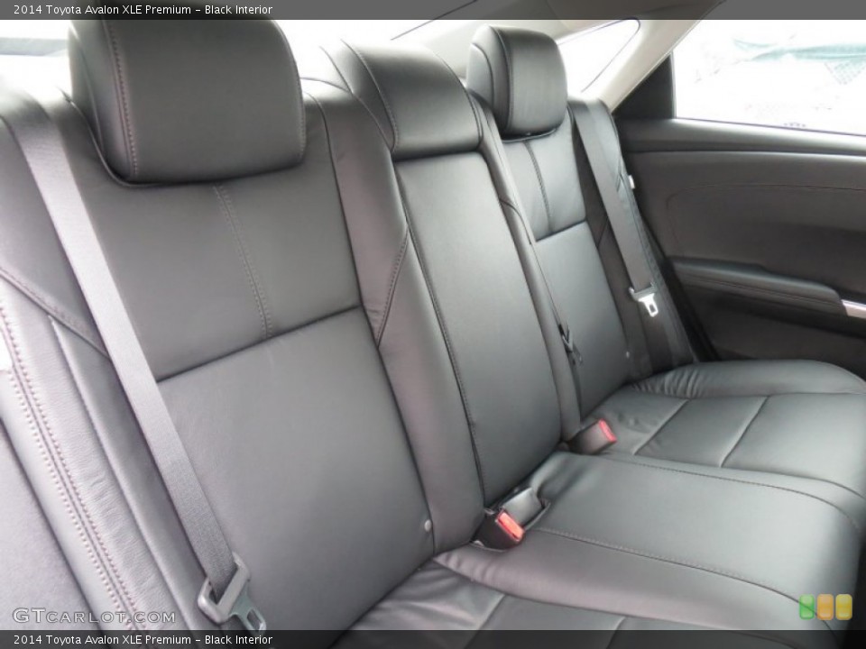 Black Interior Rear Seat for the 2014 Toyota Avalon XLE Premium #88548662