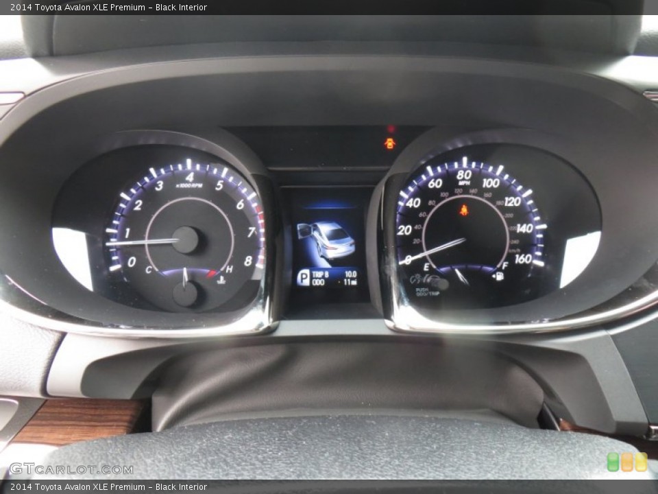 Black Interior Gauges for the 2014 Toyota Avalon XLE Premium #88549001