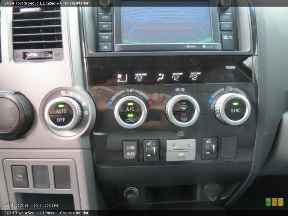 Graphite Interior Controls for the 2014 Toyota Sequoia Limited #88555877
