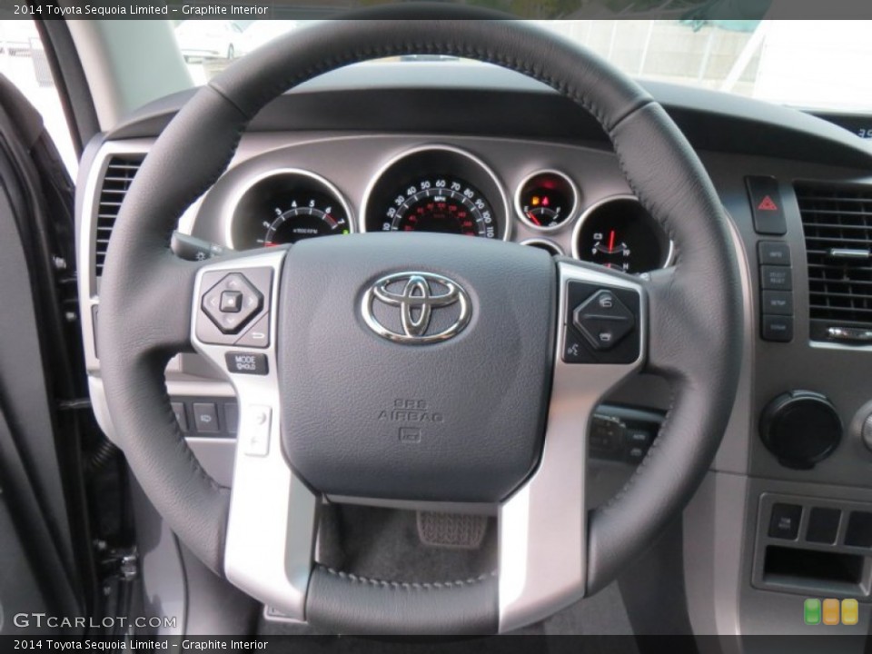 Graphite Interior Steering Wheel for the 2014 Toyota Sequoia Limited #88555902