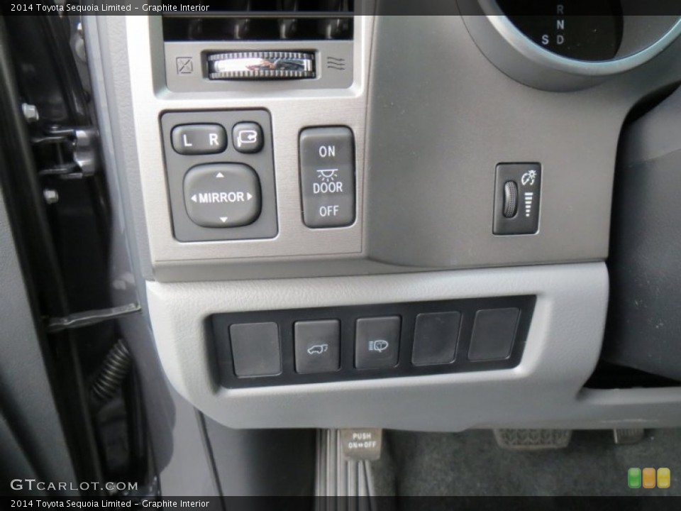 Graphite Interior Controls for the 2014 Toyota Sequoia Limited #88555943