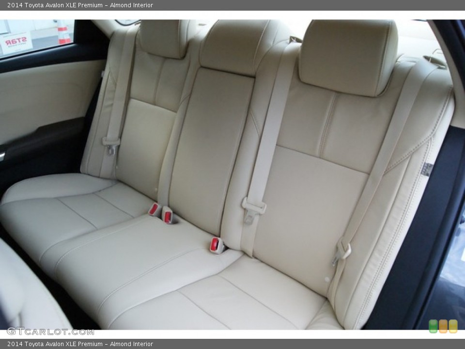 Almond Interior Rear Seat for the 2014 Toyota Avalon XLE Premium #88557929