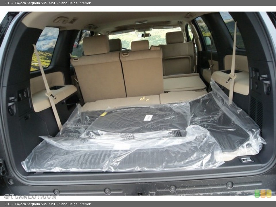 Sand Beige Interior Trunk for the 2014 Toyota Sequoia SR5 4x4 #88558391
