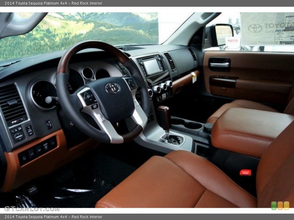 Red Rock Interior Prime Interior for the 2014 Toyota Sequoia Platinum 4x4 #88558545