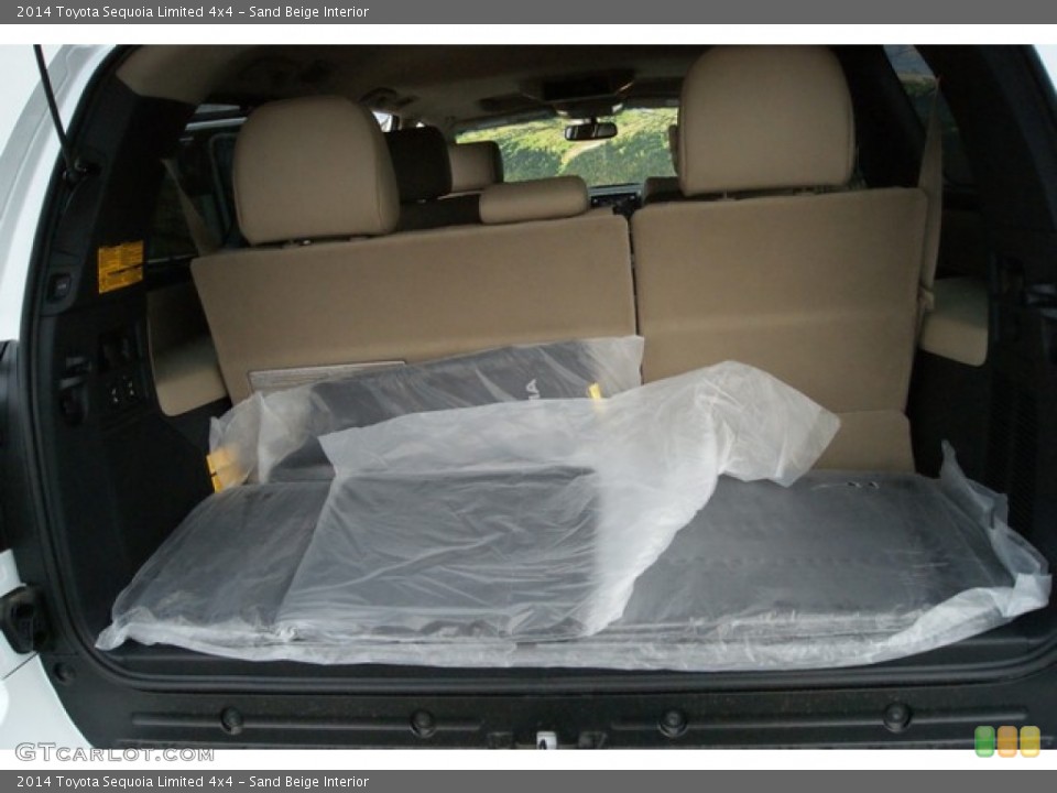 Sand Beige Interior Trunk for the 2014 Toyota Sequoia Limited 4x4 #88559545