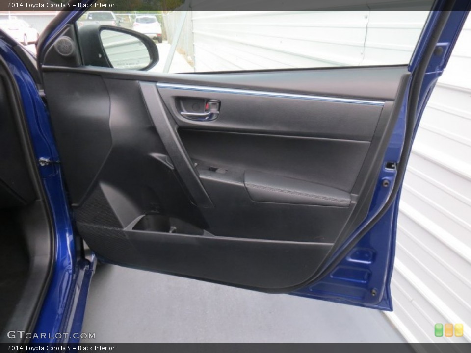 Black Interior Door Panel for the 2014 Toyota Corolla S #88561463