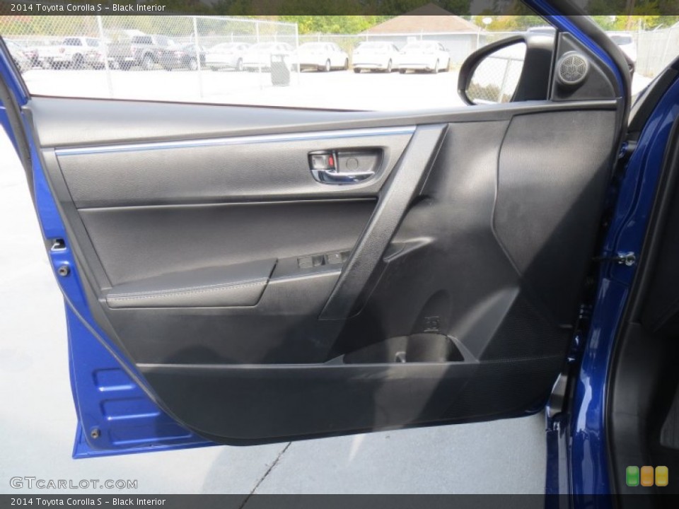 Black Interior Door Panel for the 2014 Toyota Corolla S #88561595