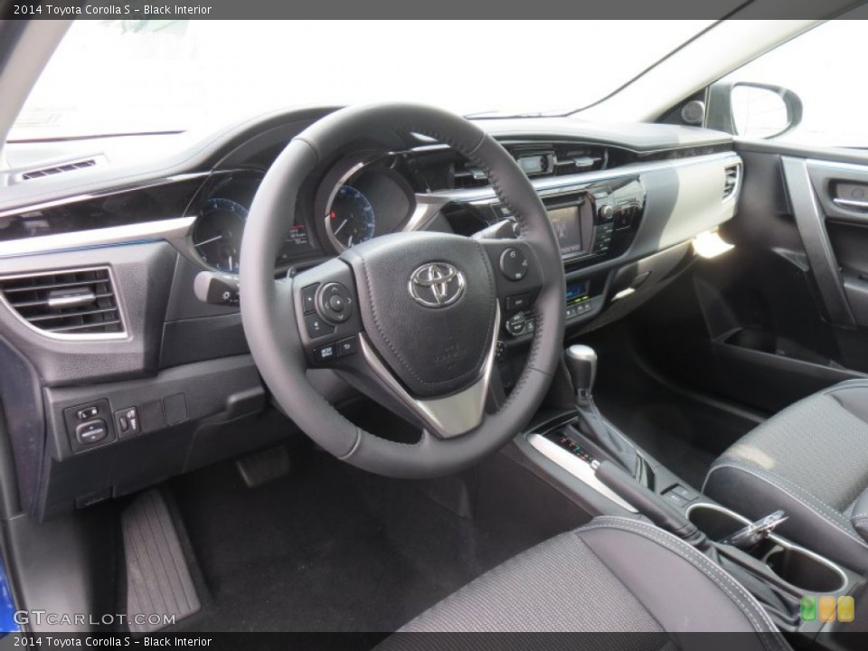 Black Interior Photo for the 2014 Toyota Corolla S #88561634