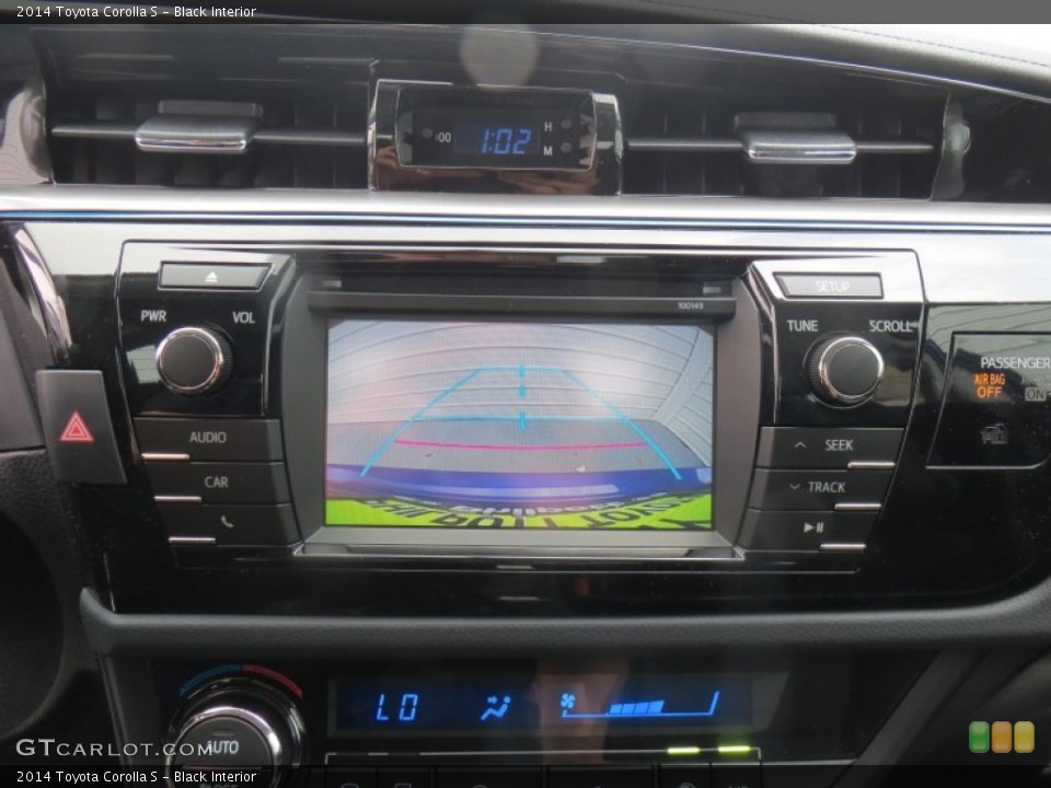 Black Interior Controls for the 2014 Toyota Corolla S #88561723