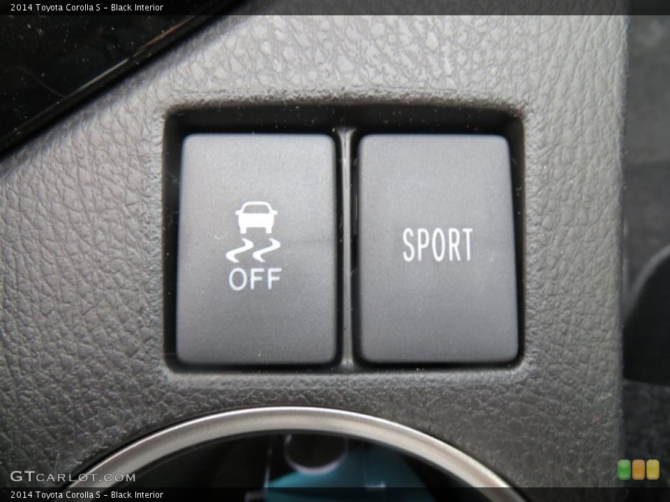 Black Interior Controls for the 2014 Toyota Corolla S #88561769