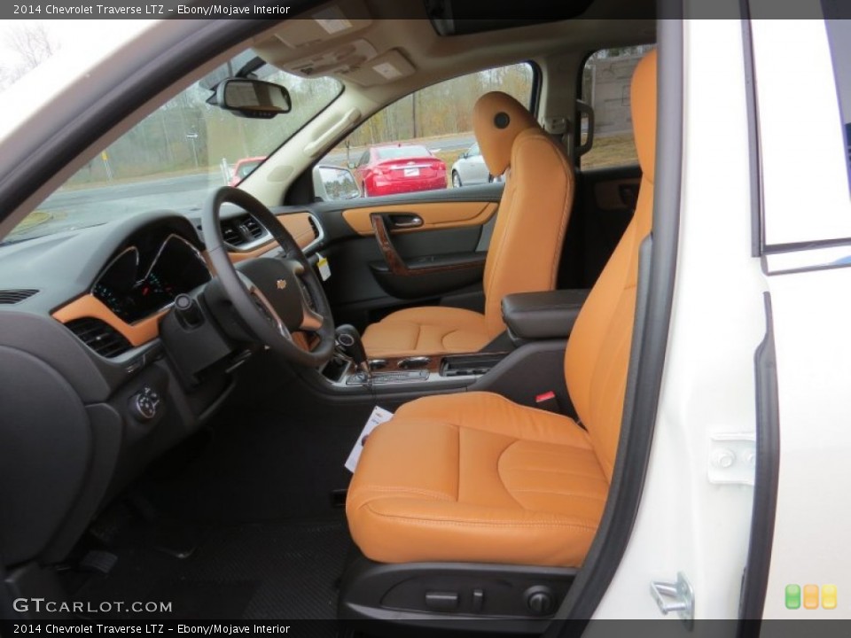 Ebony/Mojave Interior Front Seat for the 2014 Chevrolet Traverse LTZ #88565810