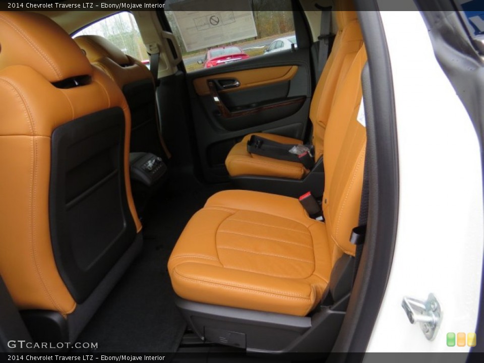 Ebony/Mojave Interior Rear Seat for the 2014 Chevrolet Traverse LTZ #88565828