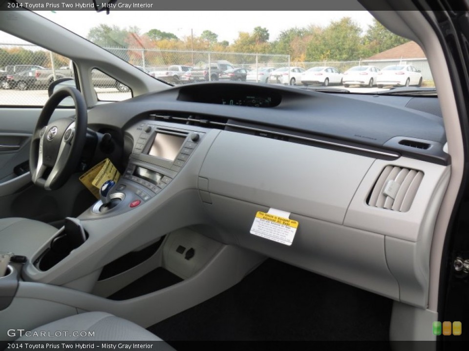 Misty Gray Interior Photo for the 2014 Toyota Prius Two Hybrid #88565852