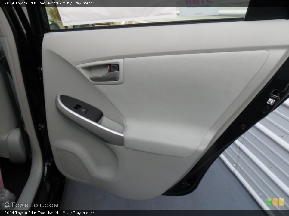 Misty Gray Interior Door Panel for the 2014 Toyota Prius Two Hybrid #88565888
