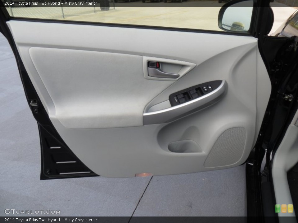 Misty Gray Interior Door Panel for the 2014 Toyota Prius Two Hybrid #88565937