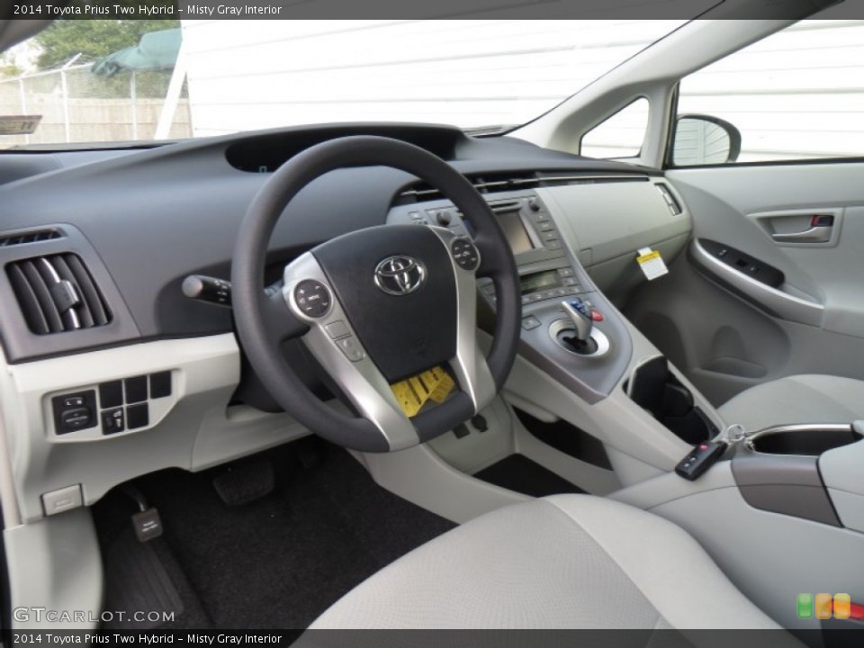 Misty Gray Interior Photo for the 2014 Toyota Prius Two Hybrid #88565975