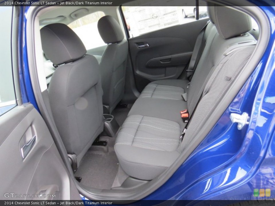 Jet Black/Dark Titanium Interior Rear Seat for the 2014 Chevrolet Sonic LT Sedan #88567022