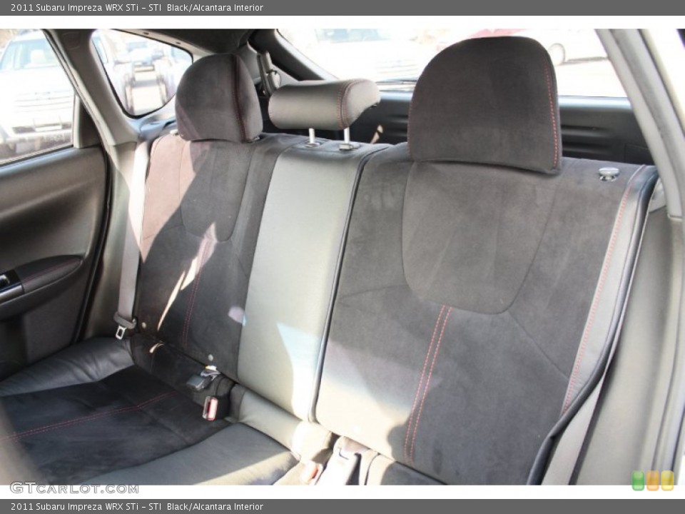 STI  Black/Alcantara Interior Rear Seat for the 2011 Subaru Impreza WRX STi #88568618