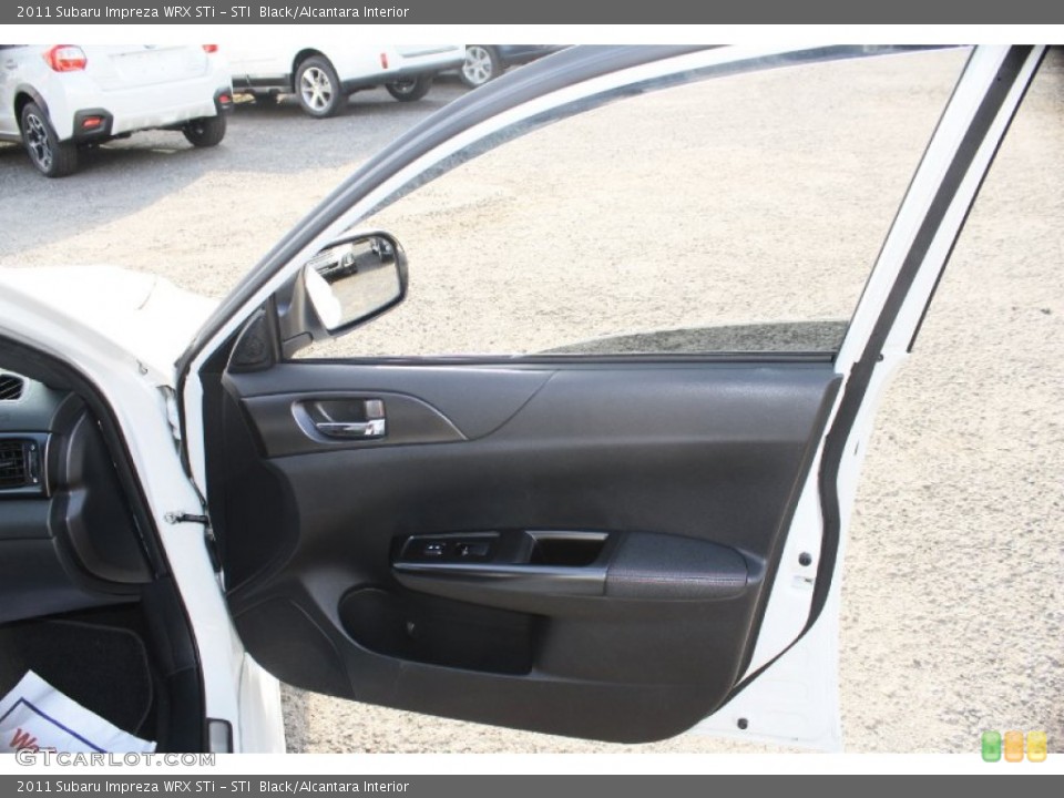 STI  Black/Alcantara Interior Door Panel for the 2011 Subaru Impreza WRX STi #88568636