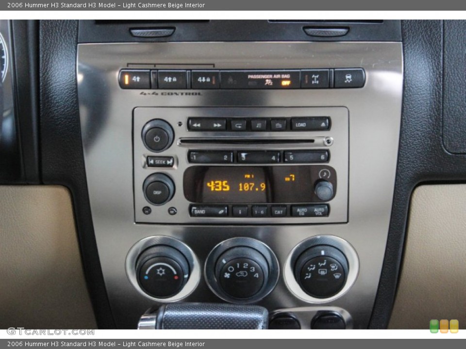Light Cashmere Beige Interior Audio System for the 2006 Hummer H3  #88571624