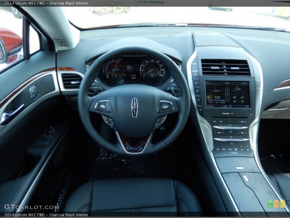 Charcoal Black Interior Dashboard for the 2014 Lincoln MKZ FWD #88577545