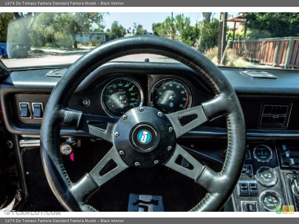 Black Interior Steering Wheel for the 1974 De Tomaso Pantera  #88578175